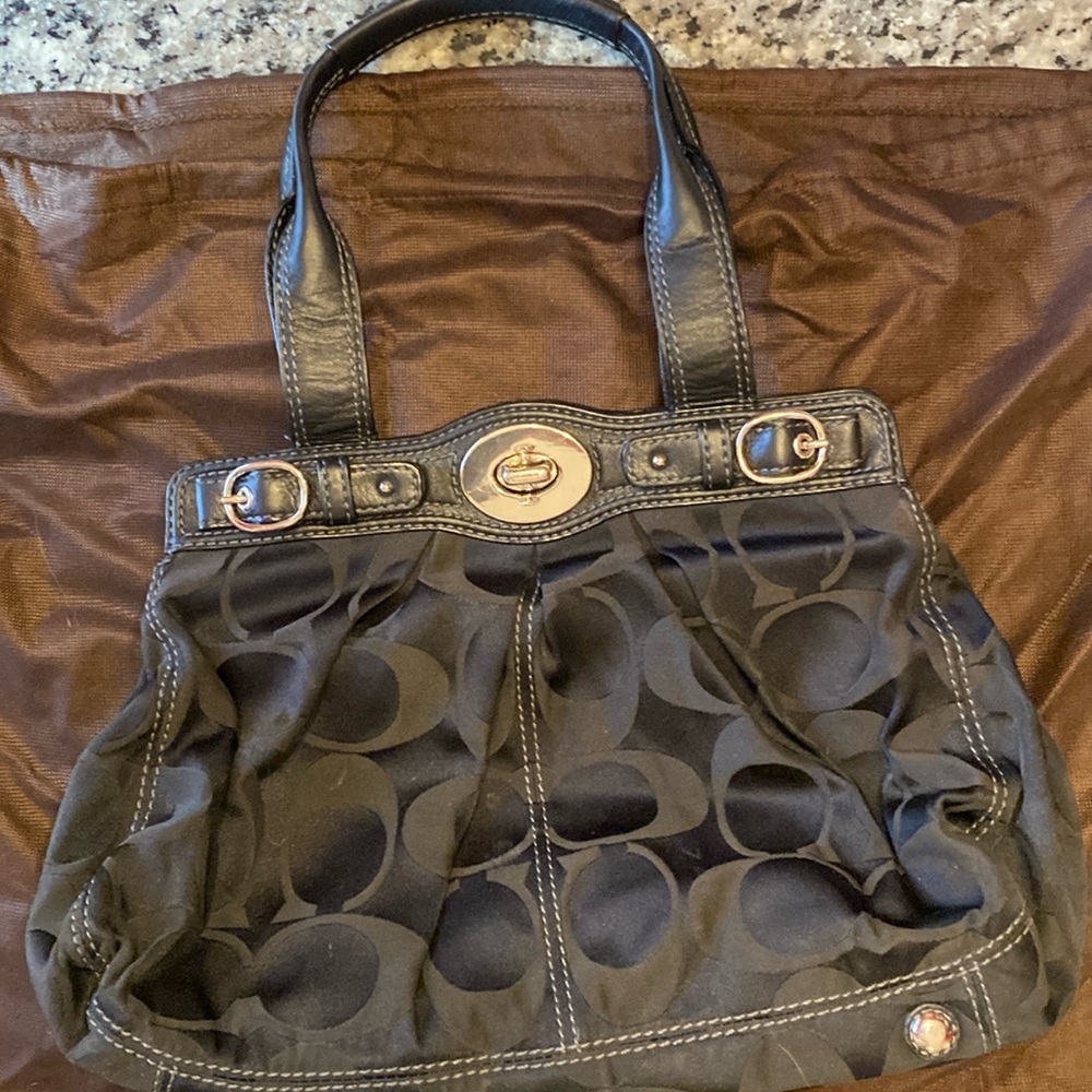 Coach bag, not from outlet.